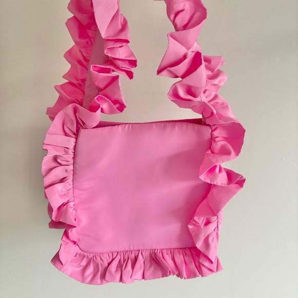 SOLD Pink Rilakkuma Ruffle Shoulder Bag - Picture 3 of 5